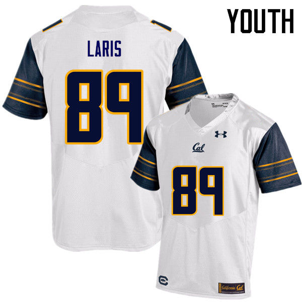 Youth #89 Matt Laris Cal Bears (California Golden Bears College) Football Jerseys Sale-White